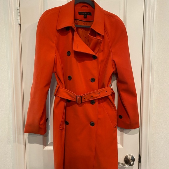 Anne Klein Jackets & Blazers - Anne Klein orange coat size M!